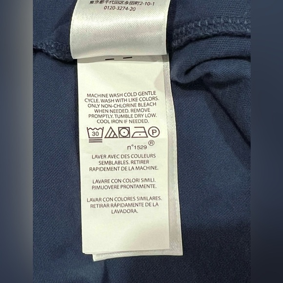 Polo Ralph Lauren Womens Wrap T-Shirt Dress Navy Blue Tie Up Cotton Size XL - Picture 11 of 11